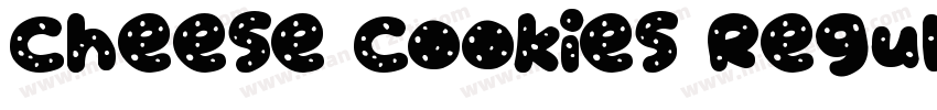 Cheese Cookies Regul字体转换